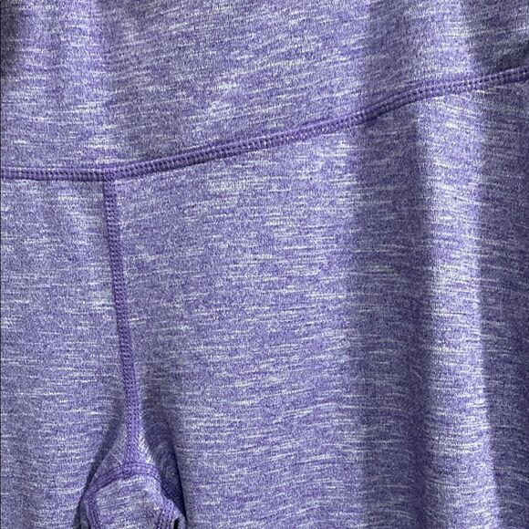 PrAna Purple Heathered Tori Capri Leggings Yoga Capri Size Large - Picture 4 of 16